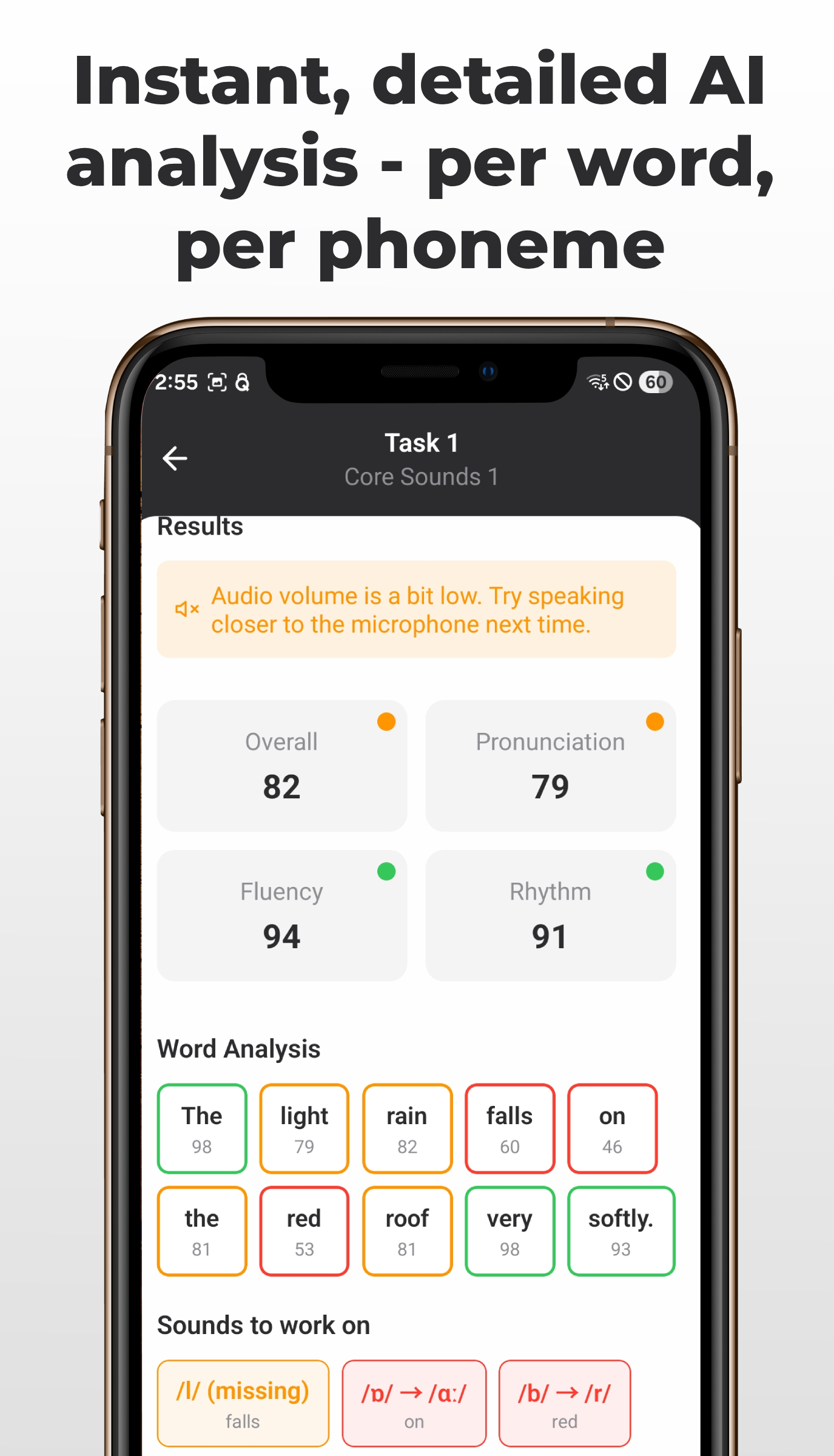 soundperfect Pronunciation Feedback