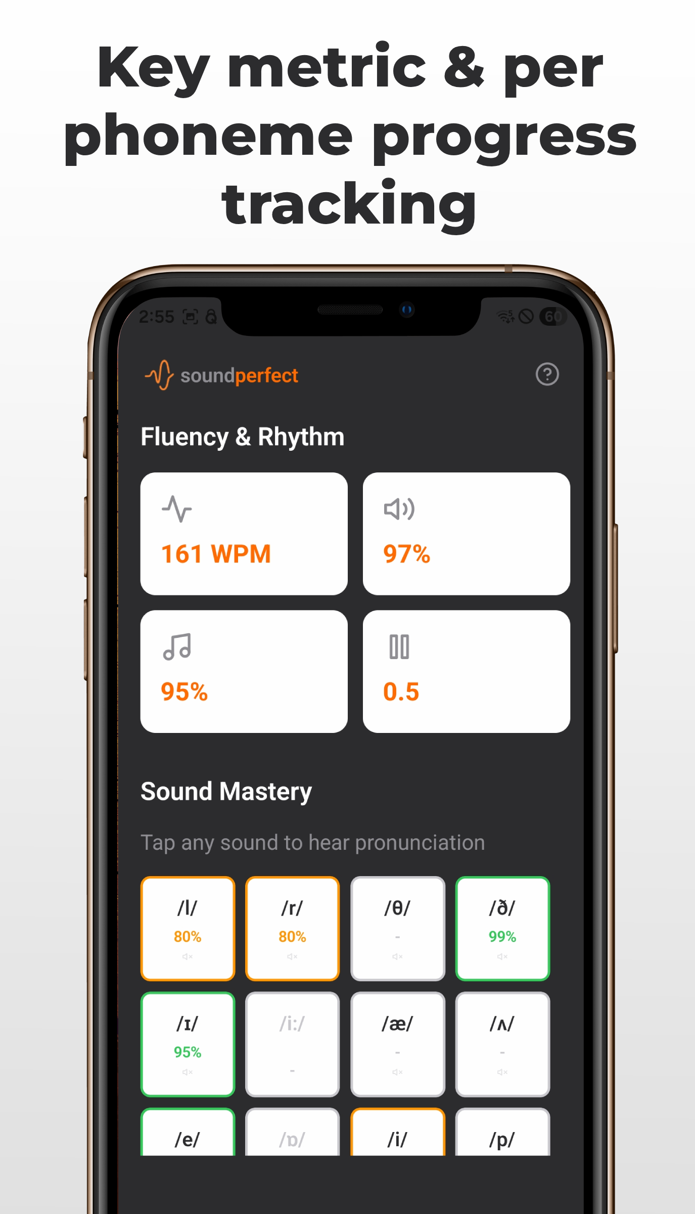 soundperfect Progress Tracking